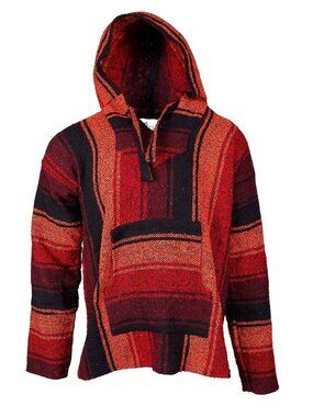 Baja Joy High-Quality Pull-Over Hoodie Autumn Orange Sunset